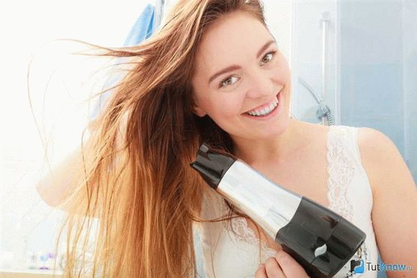 Защита волос от вредного воздействия фена