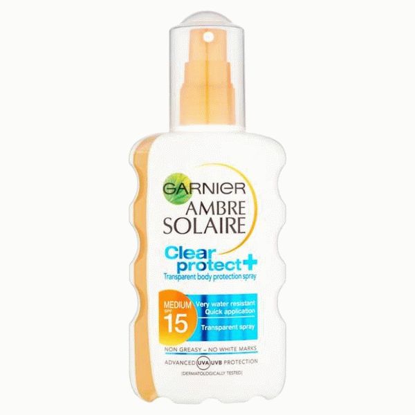 Масло-спрей для загара GARNIER Ambre Solaire с маслом Карите SPF 15: отзывы покупателей