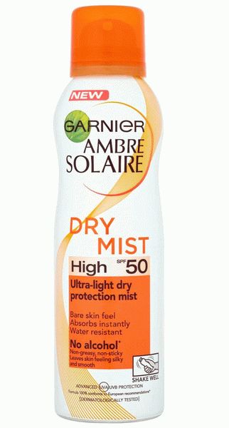 Отзывы о эффективности масла-спрея GARNIER Ambre Solaire с маслом Карите SPF 15