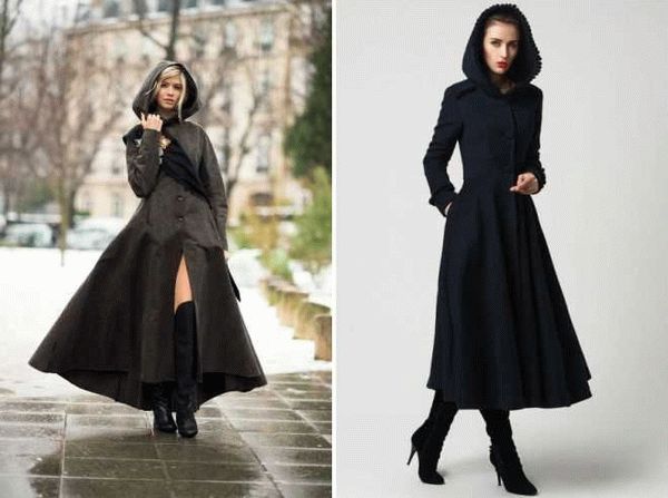Классические черные пальто: безвременная элегантность