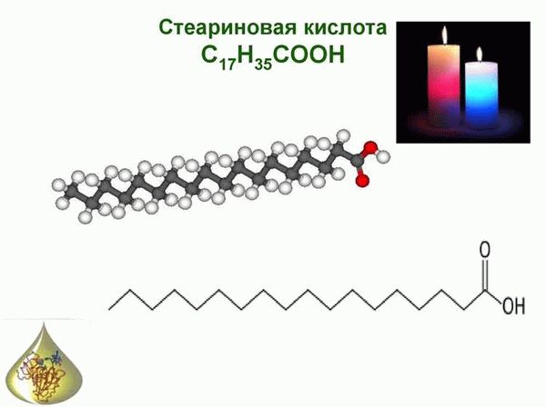 Преимущества стеариновой кислоты перед другими кислотами